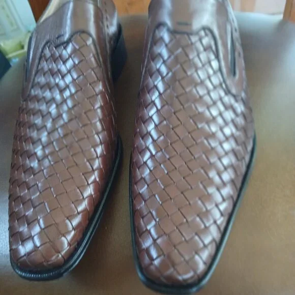 Mens embossed leather formal shoes. - Picture 6 of 8